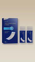 Teeth Whitening Strips box and pouches, studio photo